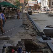 Remont Dominikańskiej i Franciszkańskiej 2010-08-14