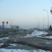 Przebudowa ronda Ofiar Katynia 2011-01-29
