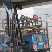 Naprawa sieci trakcyjnej