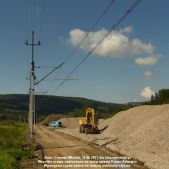 Modernizacja linii kolejowej 96 na odc. Tarnów - Stróże 17.08.2011 #2
