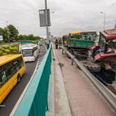 Zderzenie autobusu z traktorem 2013-05-23
