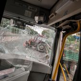 Zderzenie autobusu z traktorem 2013-05-23