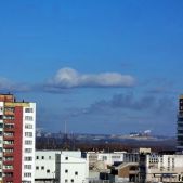 Huta Katowice z okna..