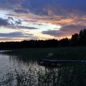Wieczór nad jeziorem Tajty