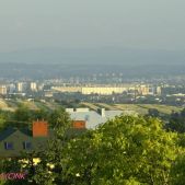 Widok Krakowa z Górnej Wsi
