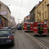 Pożar kamienicy przy ul. Kalwaryjskiej