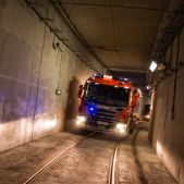 Pożar w tunelu KST - ćwiczenia