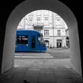 Tramwaj na Kazimierzu