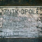 Tabliczka znamionowa wagonu 94AB