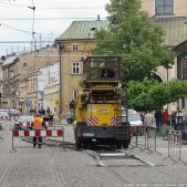 Remont torowiska przy Teatrze Bagatela - III etap 2012-05-13