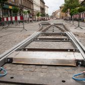 Remont torowiska przy Teatrze Bagatela - III etap 2012-05-13