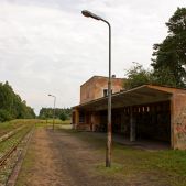 Budynek przystanku Ruciane Nida Zachód