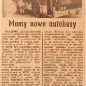 Mamy nowe autobusy