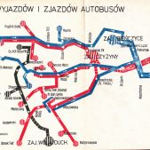 Trasy wyjazdów i zjazdów autobusów