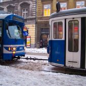 Awaria E1 #120+580 na Starowiślnej 2010-12-03