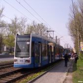 Wybrzuszenie szyny na Wielickiej 18.04.2011