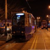 Wykolejenie GT8S #3038 28.12.2011