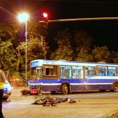 Wypadek Jelcz M121MB #DJ668 1.07.2008