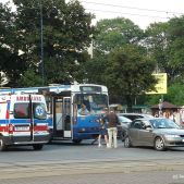 Kolizja - Jelcz M121MB #DJ613 29.06.2009