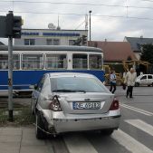 Kolizja E1 #136 z samochodem Ford Mondeo