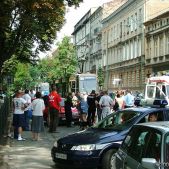 Potrącenie pieszej 29.07.2007