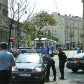 Potrącenie pieszej 29.07.2007