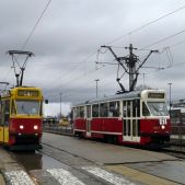 Konstal 13N #407 & Konstal 13N #821+818