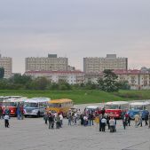 Autobusowa Fotografia Grupowa
