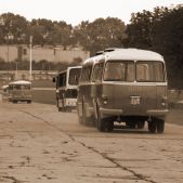 Parada autobusów na lotnisku