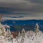 Widok z Jaworzyny Krynickiej