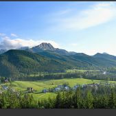Panorama Tatr oraz Zakopanego z Toporowej Cyrhli