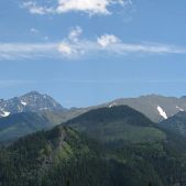 Panorama Tatr z Rusinowej Polany