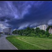 Burza nad Osiedlem Podwawelskim