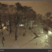 Park przy Liceum Pijarów w Krakowie