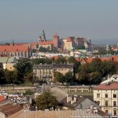 Wawel - widok z wieży kościoła św. Józefa