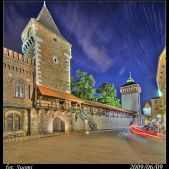 Mury obronne nocą