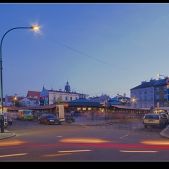 Plac Nowy o zmroku