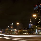 Warszawa nocą