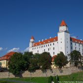 Zamek w Bratysławie.