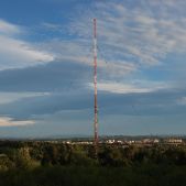 Panorama z masztem