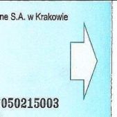 Bilety pamiątkowe z imprezy "Pożegnanie ALB w Krakowie"