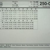 Rozpiska 250-01B