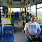 Zmęczeni uczestnicy imprezy